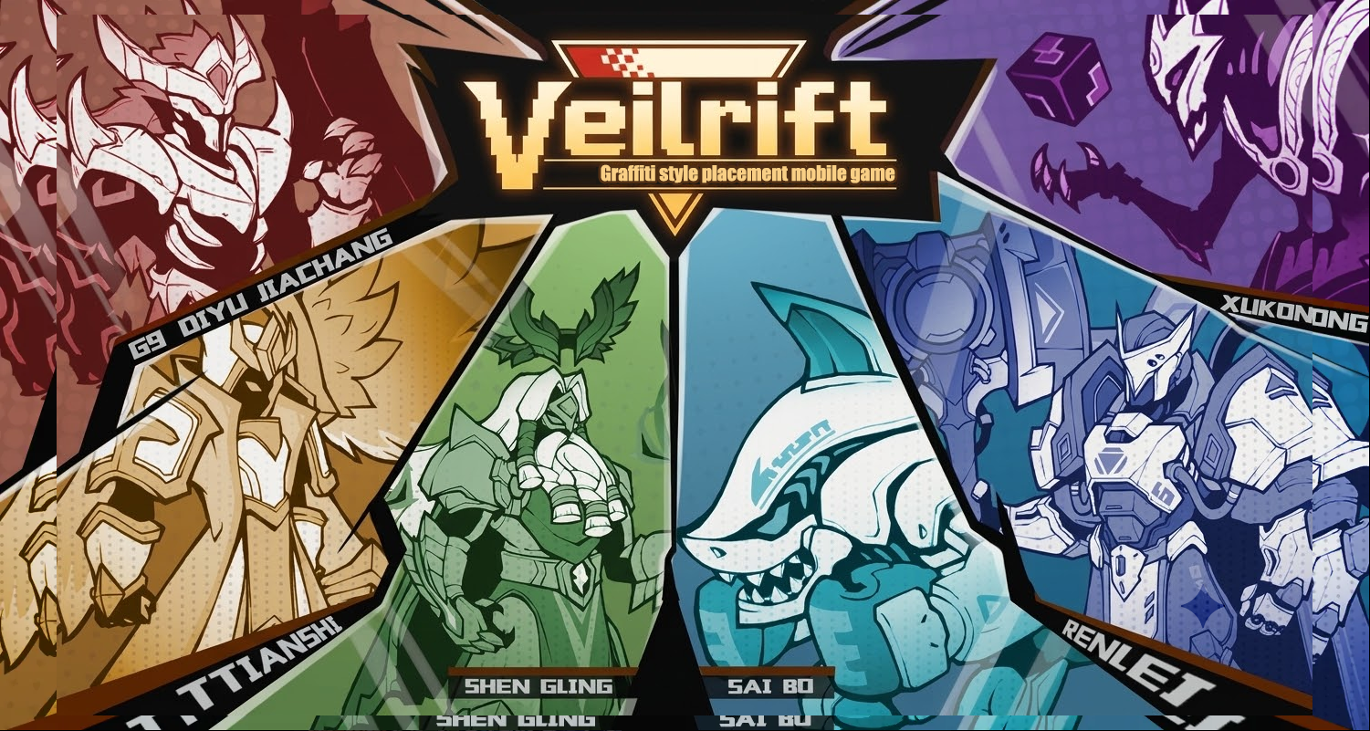 Veilrift hero roster artwork
