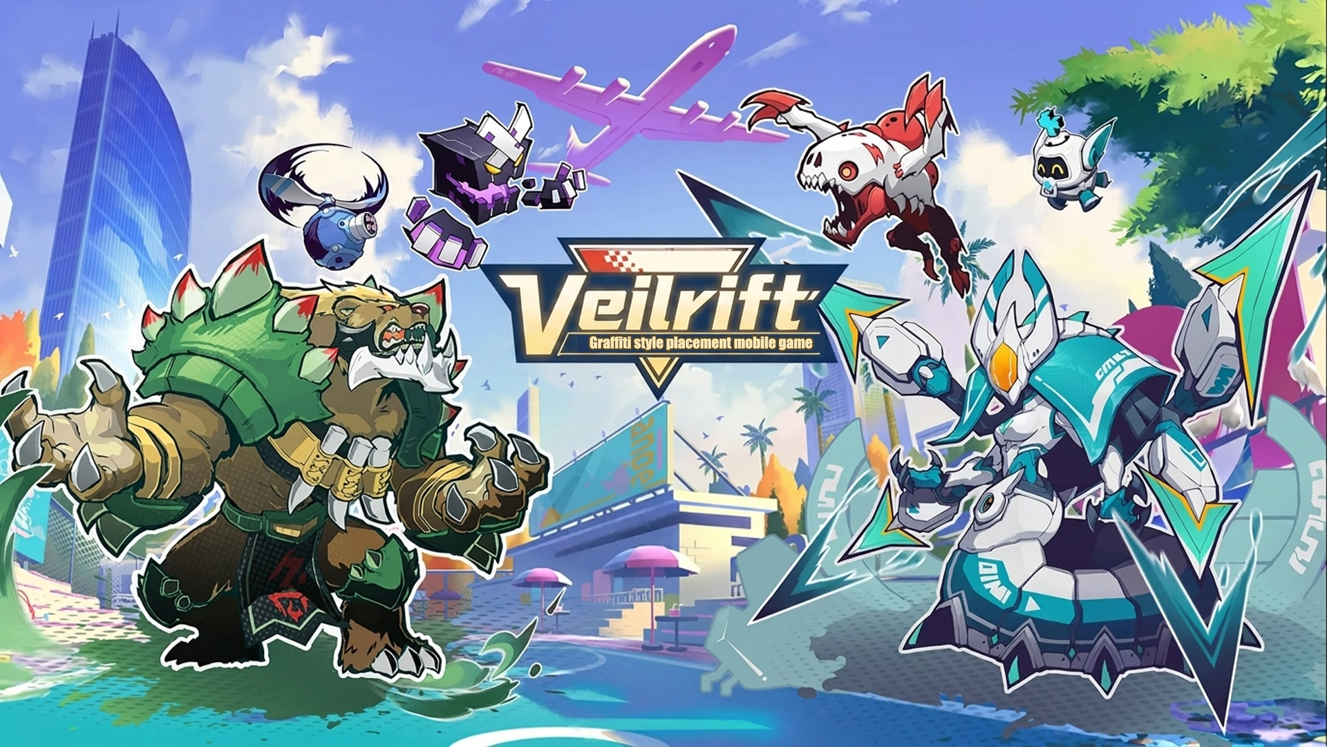 Veilrift battle scene artwork